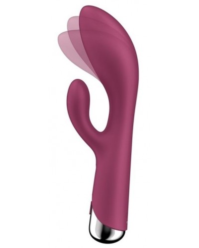 Vibro Rabbit Spinning Rabbit 1 11 x 3.5cm Framboise sextoys et accessoires sur La Boutique du Hard