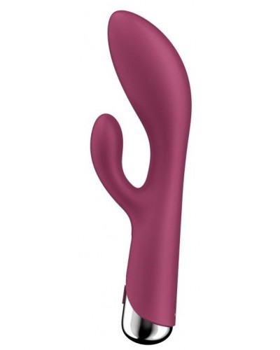 Vibro Rabbit Spinning Rabbit 1 11 x 3.5cm Framboise sextoys et accessoires sur La Boutique du Hard