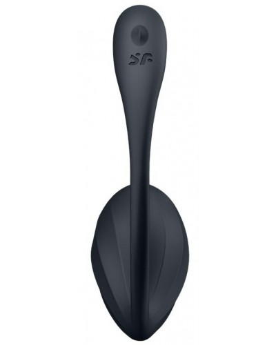 Vibromasseur Connecté Point G Ribbed Petal 8.5 x 3.8cm Noir sextoys et accessoires sur La Boutique du Hard