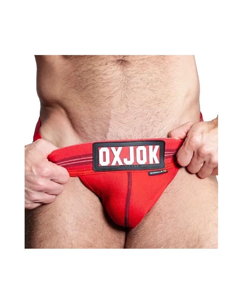 Jockstrap Oxjok Slingjock Rouge sextoys et accessoires sur La Boutique du Hard