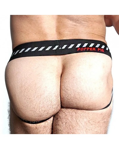 Jockstrap Oxjok Popperjock Noir sextoys et accessoires sur La Boutique du Hard