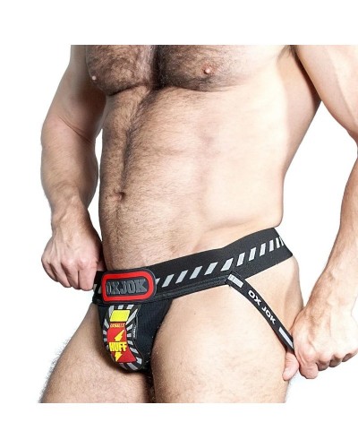 Jockstrap Oxjok Popperjock Noir sextoys et accessoires sur La Boutique du Hard