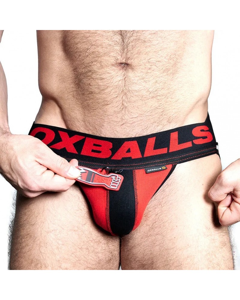 Jockstrap Oxjok Fisterjock Rouge sextoys et accessoires sur La Boutique du Hard