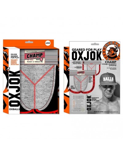 Jockstrap Oxjok Champ Gris sextoys et accessoires sur La Boutique du Hard