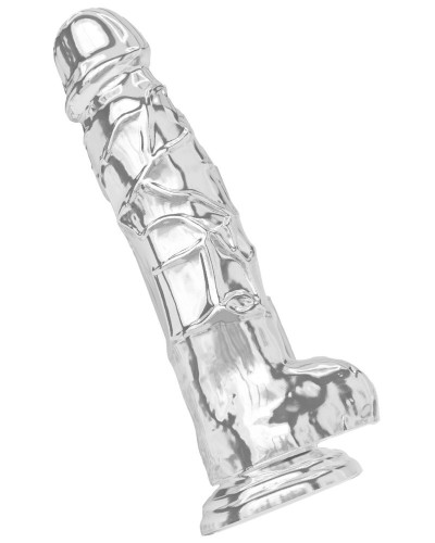 Gode Réaliste Diamond Dick 18 x 4.9cm Transparent sextoys et accessoires sur La Boutique du Hard