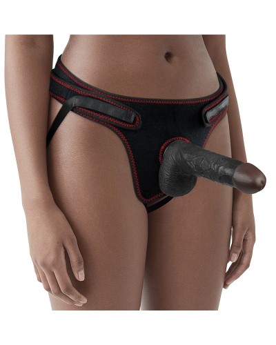 Gode ceinture Easy Strap-On 12 x 3.7 cm Marron sextoys et accessoires sur La Boutique du Hard