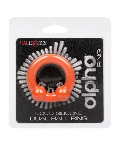 Cockring Alpha Dual Ball 37mm Orange sextoys et accessoires sur La Boutique du Hard