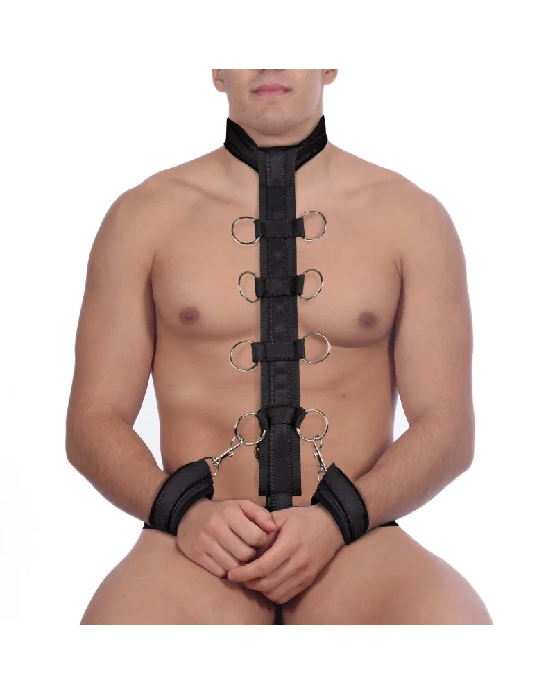 Attaches SM avec Collier et Menottes Restraint sextoys et accessoires sur La Boutique du Hard