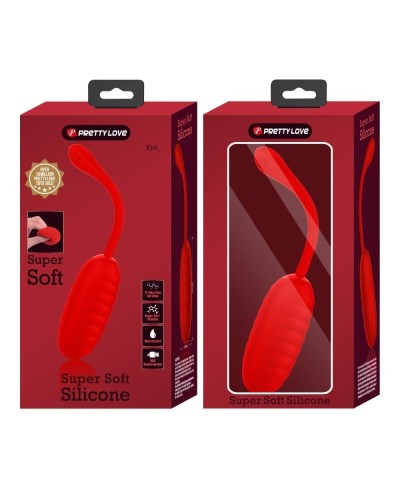 Oeuf Vibrant Kirk 8 x 3.5cm Rouge sextoys et accessoires sur La Boutique du Hard