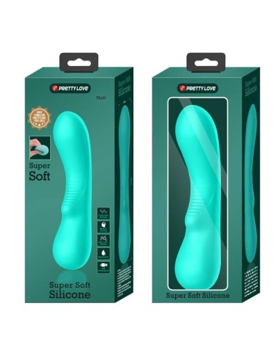 Stimulateur Prostatique Vibrant Matt 15 x 4cm Turquoise sextoys et accessoires sur La Boutique du Hard