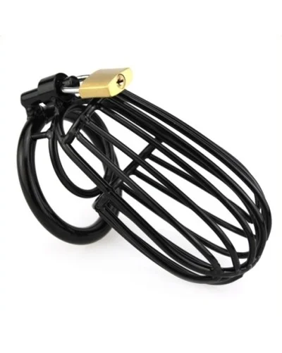 Cage de chasteté SAMOURAI 11 x 5.5 cm Noire sextoys et accessoires sur La Boutique du Hard