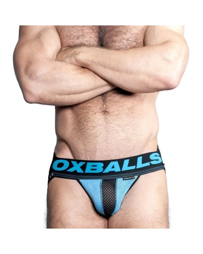 Jockstrap Oxjok Airmesh Bleu sextoys et accessoires sur La Boutique du Hard