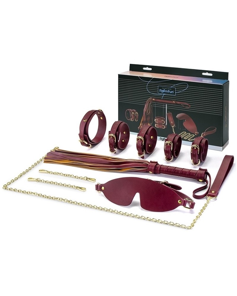 Coffret SM 5 Pièces Sex Navy Bordeaux sextoys et accessoires sur La Boutique du Hard