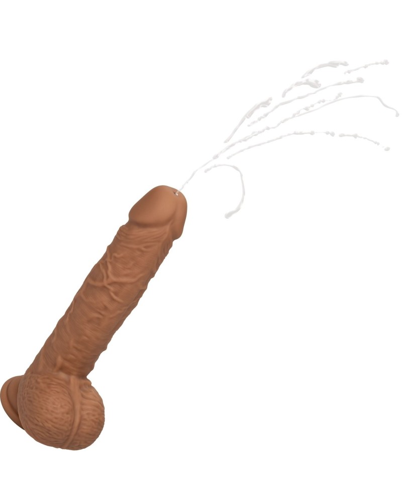 Gode Éjaculateur Vibrant Fuck Squirting 17 x 4.2cm Marron sextoys et accessoires sur La Boutique du Hard