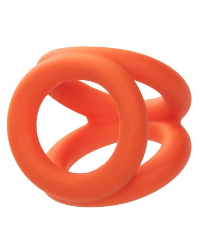 Ballstretcher en silicone Alpha Tri-Ring 38 mm Orange sextoys et accessoires sur La Boutique du Hard