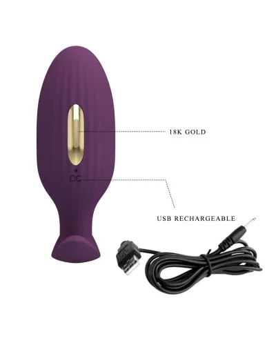 Plug Vibrant et Électro Connecté Jefferson 8 x 3.3cm sextoys et accessoires sur La Boutique du Hard