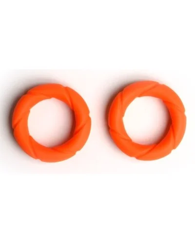 Lot de 2 Cockrings Ready Rings Orange sextoys et accessoires sur La Boutique du Hard