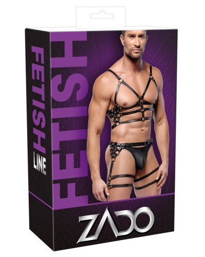 Harnais En Cuir Torse et Cuisses Leatherset M/L sextoys et accessoires sur La Boutique du Hard