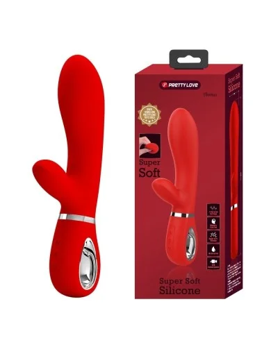 Vibro Rabbit Thomas 11 x 3.8cm Rouge sextoys et accessoires sur La Boutique du Hard