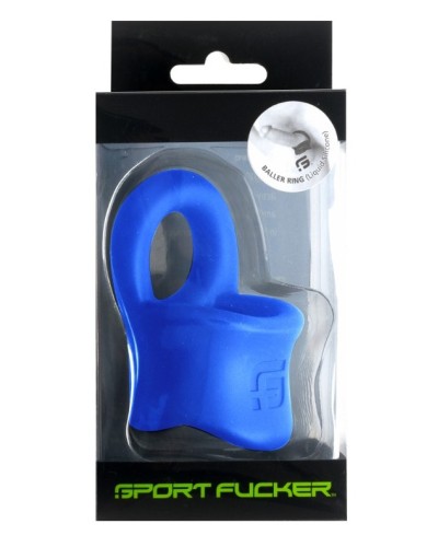 Ballstretcher Baller Ring 32 mm - Hauteur 35 mm Bleu sextoys et accessoires sur La Boutique du Hard