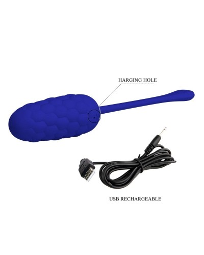 Oeuf Vibrant Marina 8 x 3.3cm Indigo sextoys et accessoires sur La Boutique du Hard