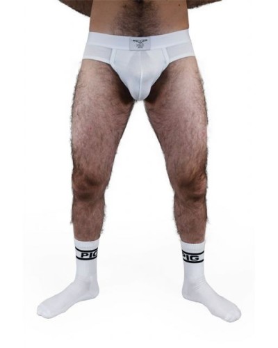 Chaussettes blanches PIG x 2 Paires sextoys et accessoires sur La Boutique du Hard