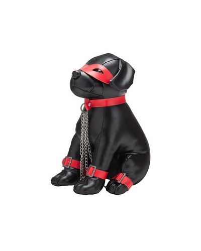 Chien en Simili Captain Chains 24cm Noir sextoys et accessoires sur La Boutique du Hard