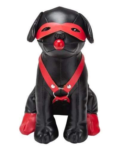 Chien en Simili Bandit 24cm Noir sextoys et accessoires sur La Boutique du Hard