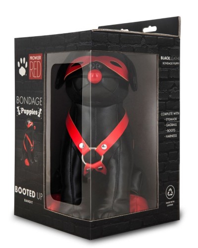 Chien en Simili Bandit 24cm Noir sextoys et accessoires sur La Boutique du Hard