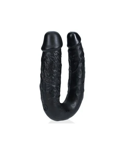 Double Gode U Shape 12 x 3cm Noir sextoys et accessoires sur La Boutique du Hard