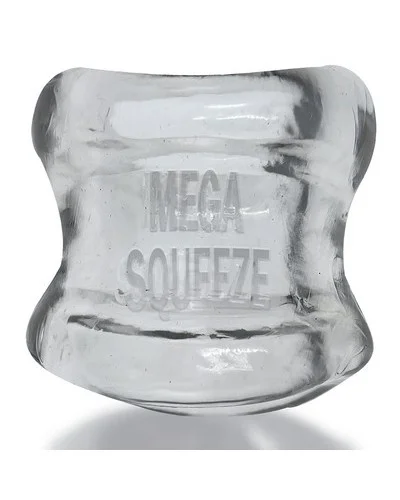 Ballstretcher Mega Squeeze 30 mm - Hauteur 50 mm Transparent sextoys et accessoires sur La Boutique du Hard