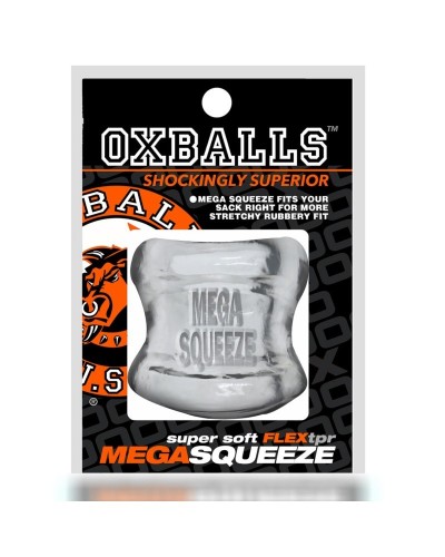 Ballstretcher Mega Squeeze 30 mm - Hauteur 50 mm Transparent sextoys et accessoires sur La Boutique du Hard