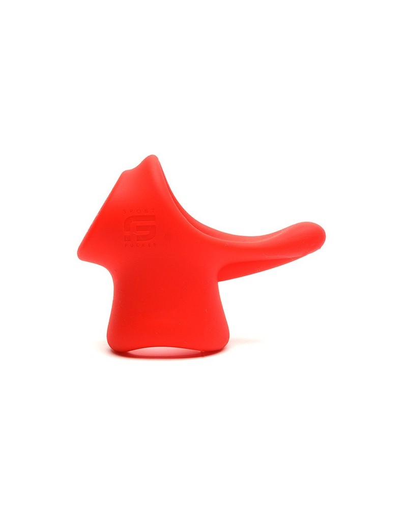 Ballstretcher Silicone Big Tailslide 30 mm - Hauteur 50 mm Rouge sextoys et accessoires sur La Boutique du Hard