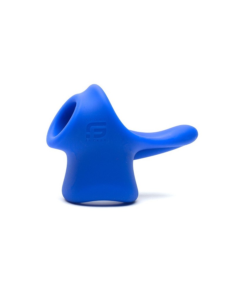 Ballstretcher Silicone Big Tailslide 30 mm - Hauteur 50 mm Bleu sextoys et accessoires sur La Boutique du Hard