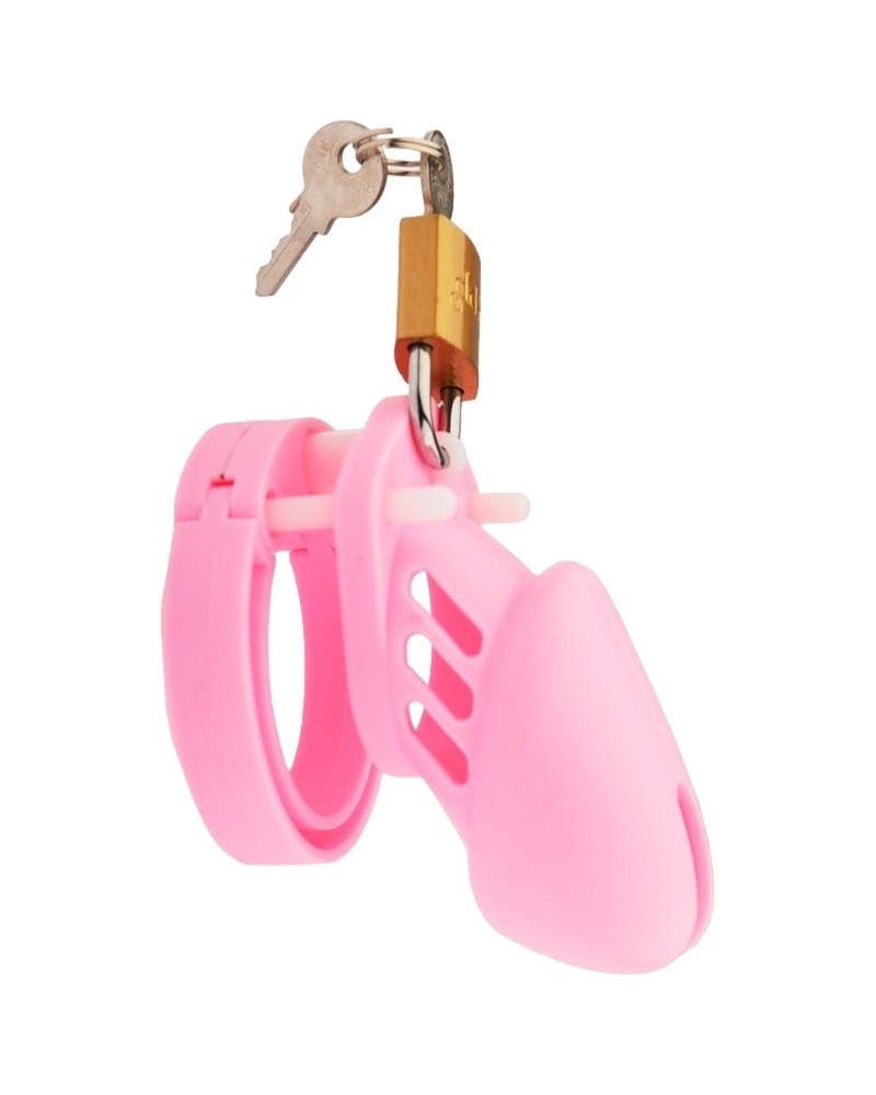 Cage de Chasteté Sily 7 x 3.3cm Rose sextoys et accessoires sur La Boutique du Hard