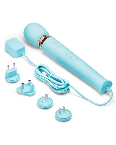 Wand Powerful Plug-In 34cm - Tête 62mm Bleu Ciel sextoys et accessoires sur La Boutique du Hard