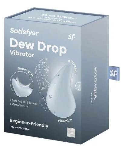 Stimulateur de Clitoris Dew Drop Bleu sextoys et accessoires sur La Boutique du Hard