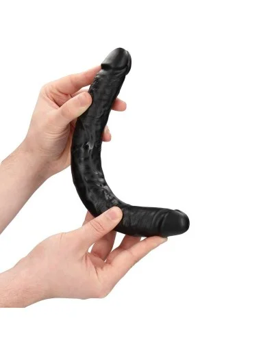 Double Gode Straight Slim 30.5 x 3.5cm Noir sextoys et accessoires sur La Boutique du Hard