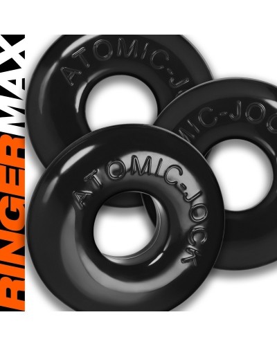 Lot de 3 Cokrings Ringer Max 20 mm Noirs sextoys et accessoires sur La Boutique du Hard