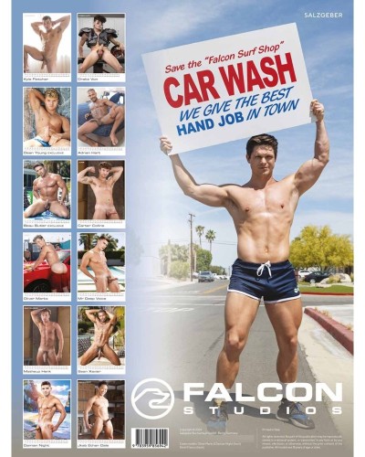 Calendrier 2025 The Men of Falcon sextoys et accessoires sur La Boutique du Hard