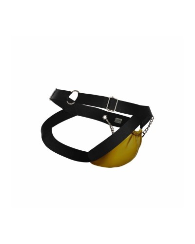 Jockstrap Ring & Chain Dngeon Jaune sextoys et accessoires sur La Boutique du Hard