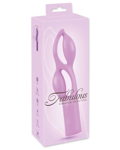 Vibro Fabulous 18 x 5.5cm Violet sextoys et accessoires sur La Boutique du Hard