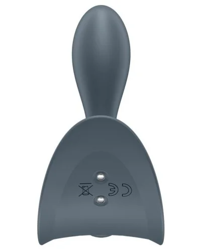 Plug Anal Vibrant Booty Absolute 2 Gris sextoys et accessoires sur La Boutique du Hard