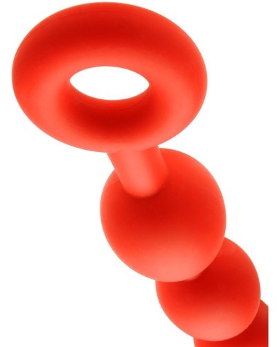 Boules anales Stretch Eggs L 47 x 6 cm Rouges sextoys et accessoires sur La Boutique du Hard