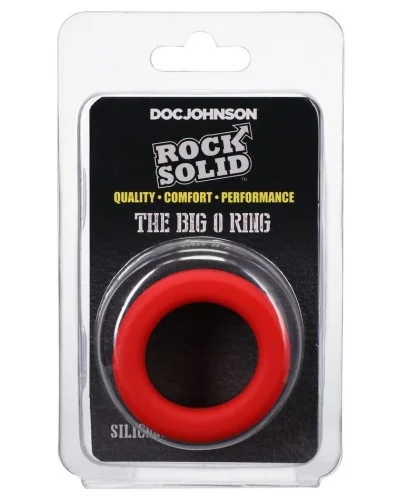 Cockring The Big O 32 mm Noir-Rouge sextoys et accessoires sur La Boutique du Hard