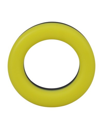 Cockring The Big O 32 mm Noir-Jaune sextoys et accessoires sur La Boutique du Hard