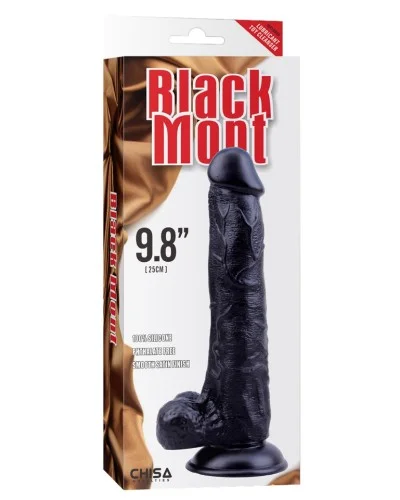 Gode Vaynix Black Mont 19 x 4 cm Noir sextoys et accessoires sur La Boutique du Hard