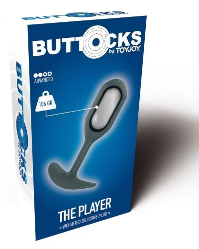 Plug lesté The Player 9.5 x 3 cm - Poids 106g sextoys et accessoires sur La Boutique du Hard