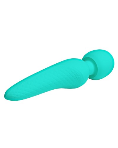 Wand Meredith 21.5cm Tête 50mm Turquoise sextoys et accessoires sur La Boutique du Hard