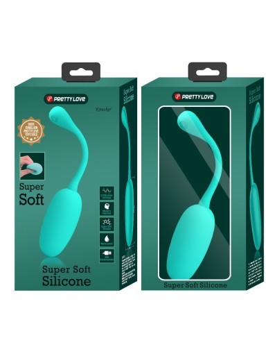 Oeuf Vibrant Knucker 7 x 3.3cm Turquoise sextoys et accessoires sur La Boutique du Hard